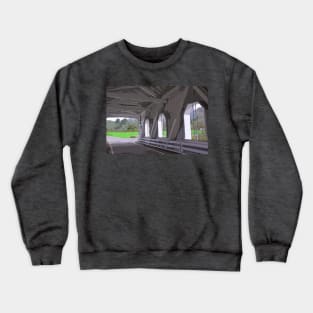 Inside A Covered Bridge Crewneck Sweatshirt